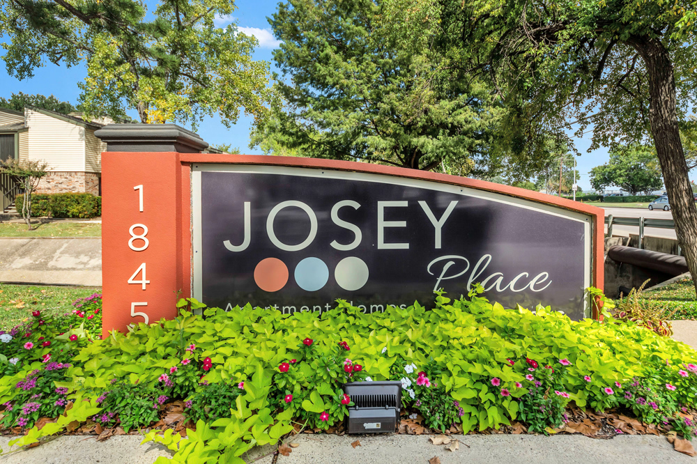 Josey Place Apartments community exterior